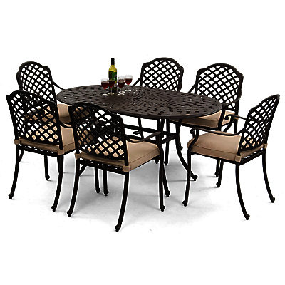 Suntime Buckingham Aluminium 6-Seater Dining Set